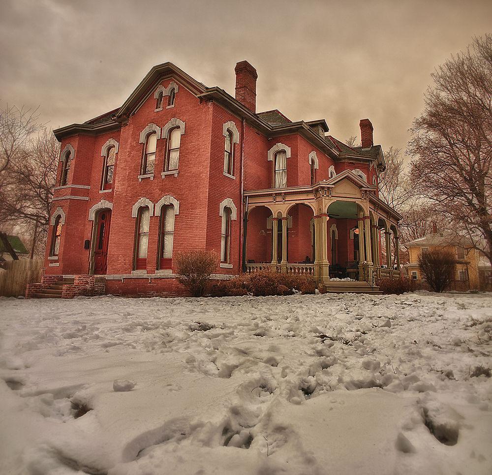 Bed and Breakfast Whiskey Mansion Saint Joseph Exterior foto